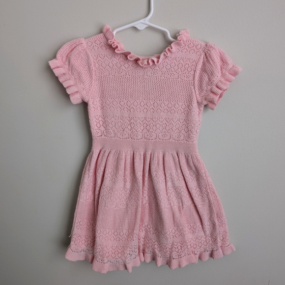 Janie & Jack Pink Ruffled Dress - Picture 1 of 1